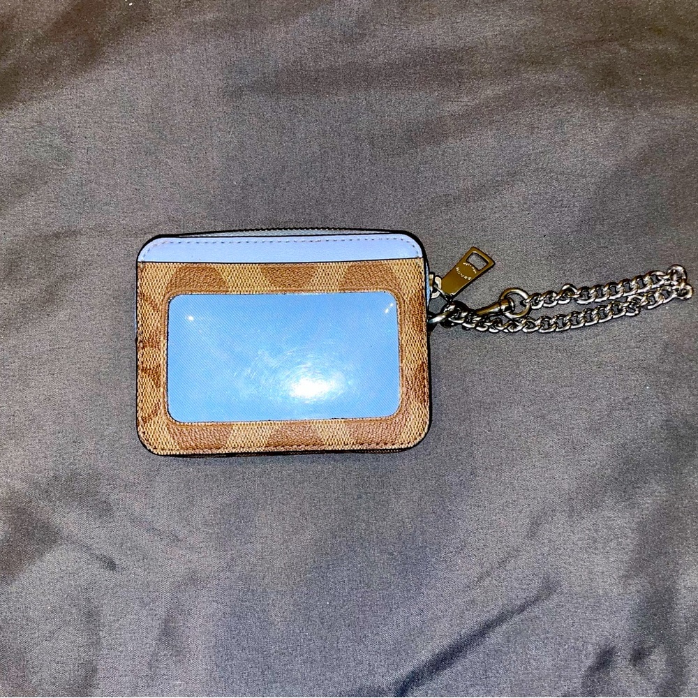Light blue coach wallet